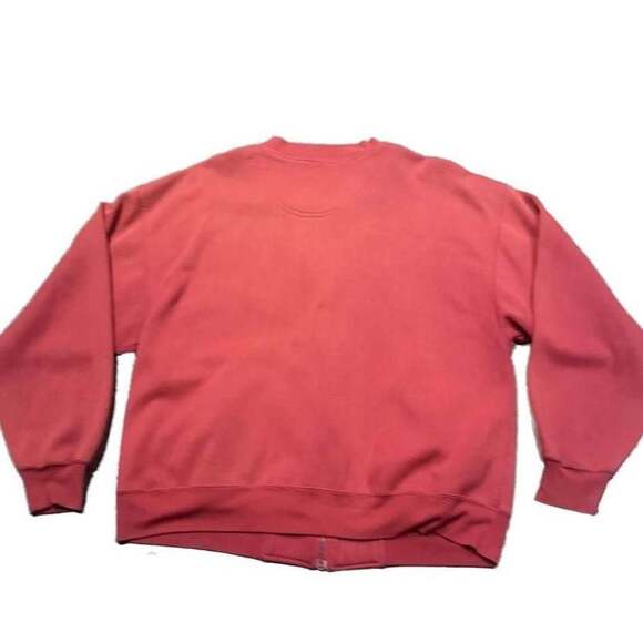 John Blair Red Full Zip Sweatshirt Jacket with Pockets Large - Picture 5 of 5